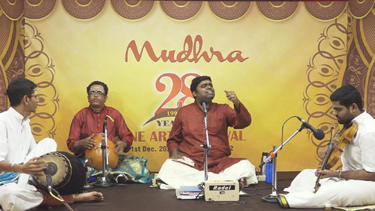 A well-etched raga essays by Madurai SivaganeshA well-etched raga essays by Madurai Sivaganesh